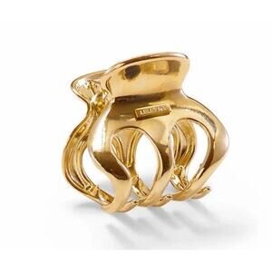 Lelet New York SELENE CLAW CLIP Gold $98 NWT